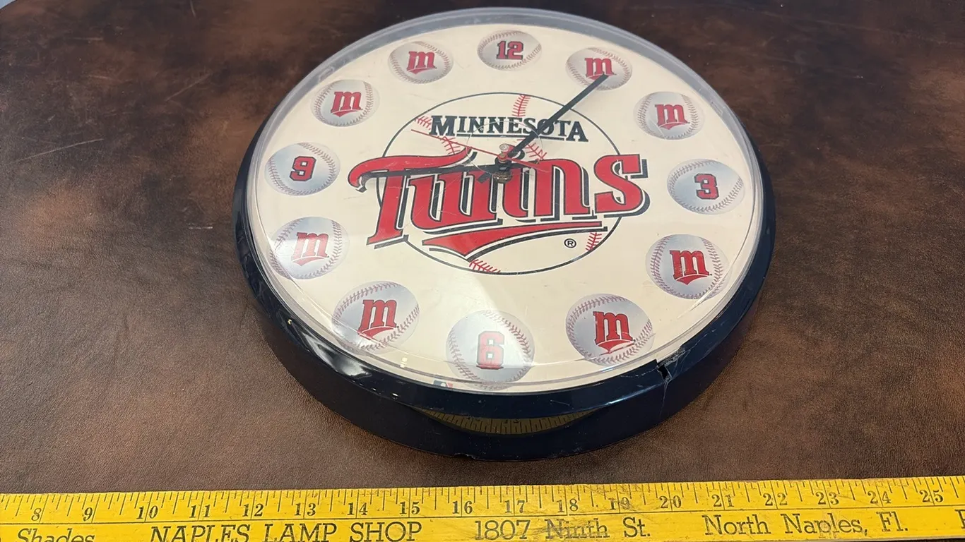 Minnesota Twins Wall Clock