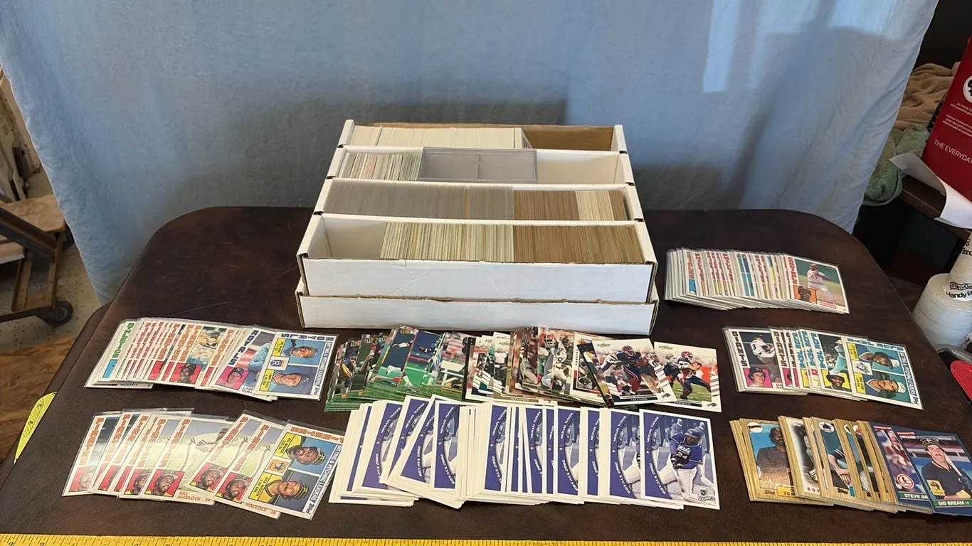 Box of Assorted Sports Cards