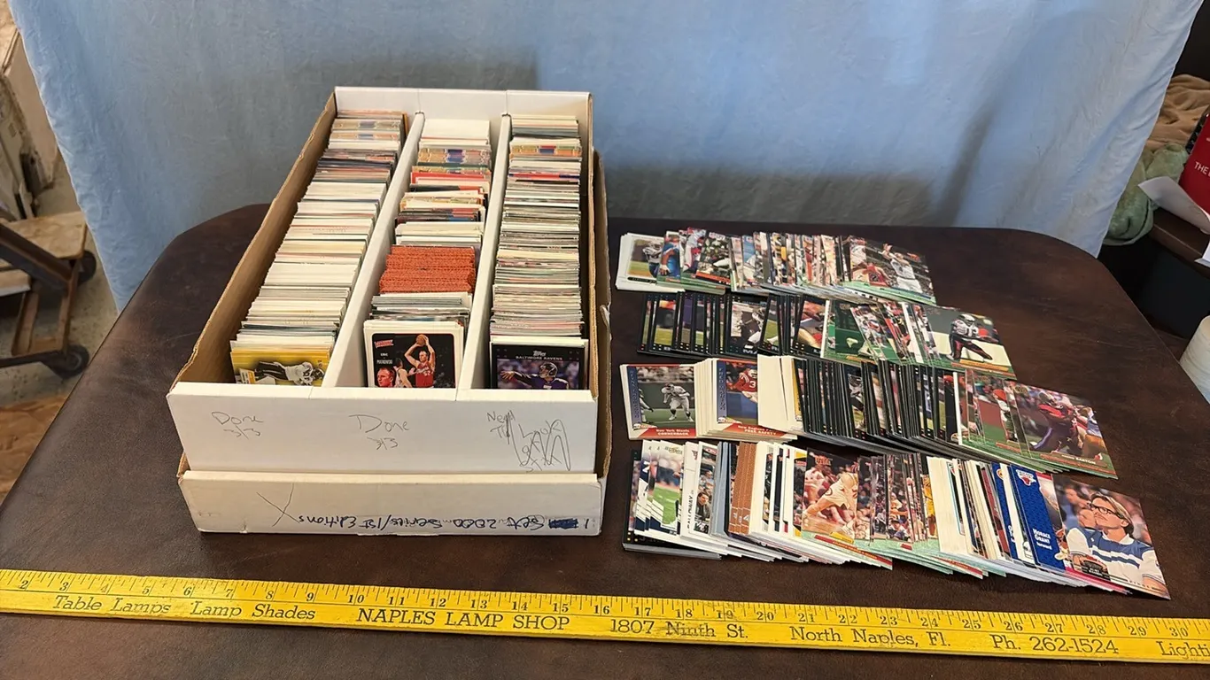 Box of Assorted Sports Cards