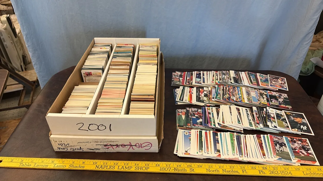 Box of Assorted Sports Cards