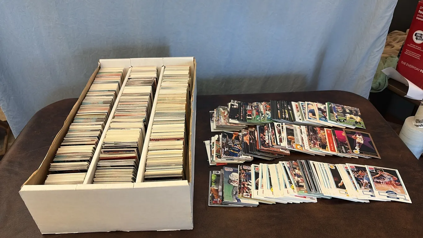 Box of Assorted Sports Cards