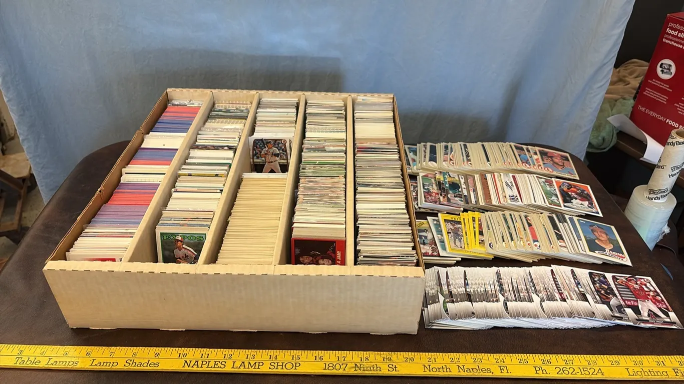 Box of Assorted Sports Cards