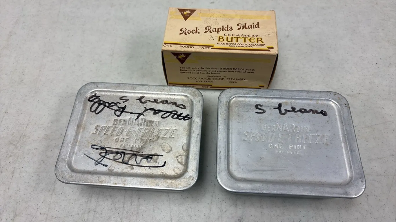Rock Rapids Creamery Butter Box & Freezer Containers