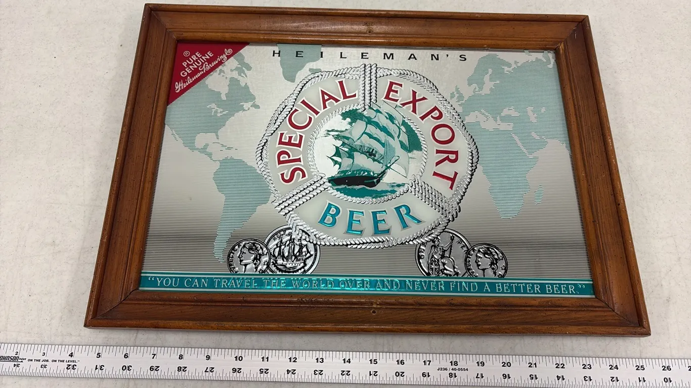 Heilman’s Special Export Beer Mirror