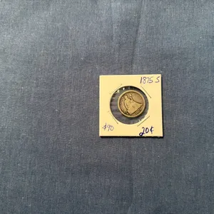 1875 Seated Liberty twenty cent