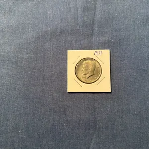 1971 Kennedy half dollar