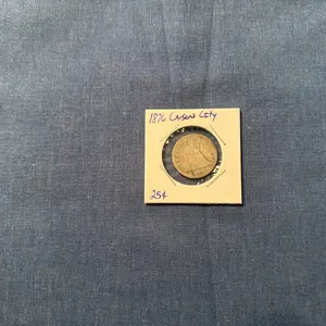 1876 CC Seated Liberty quarter