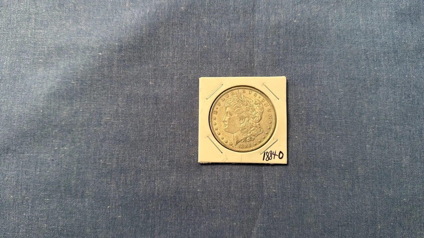 1884 Morgan dollar