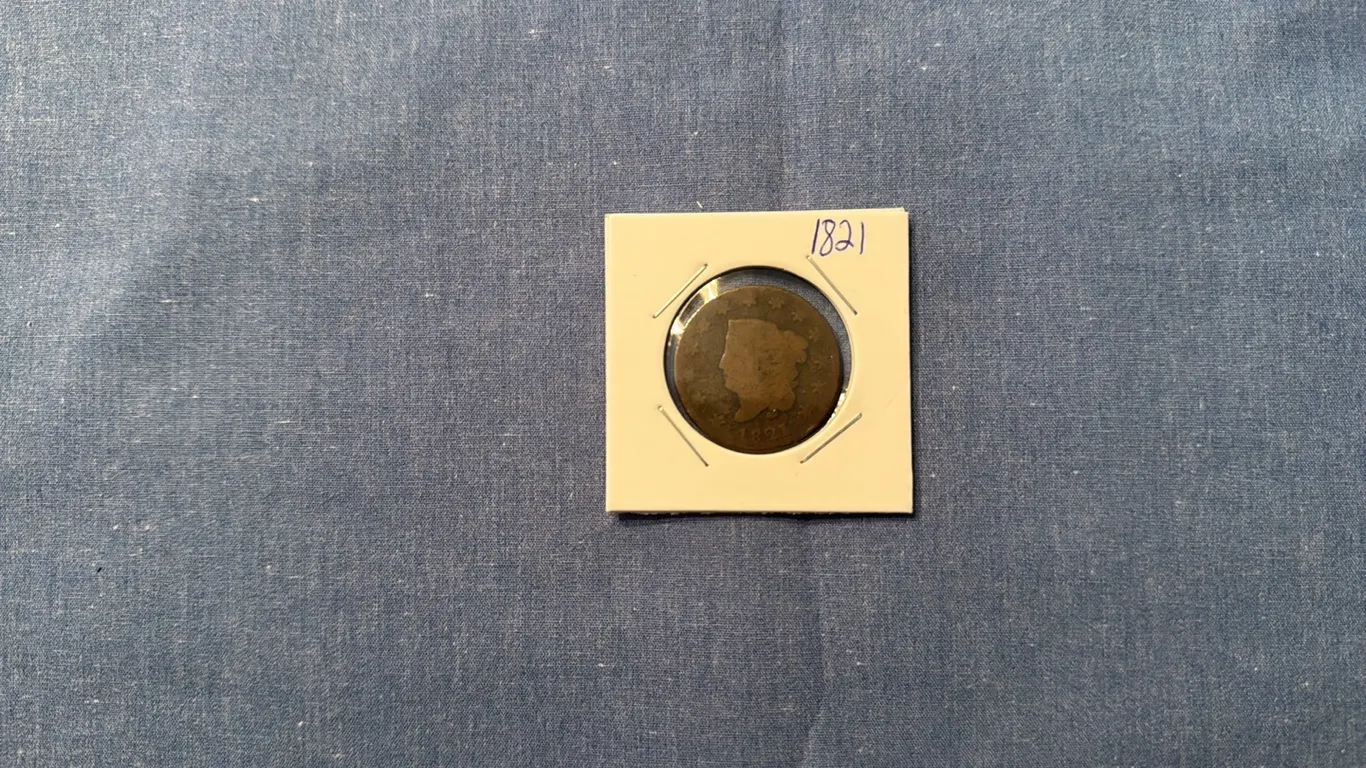 1821 Large cent
