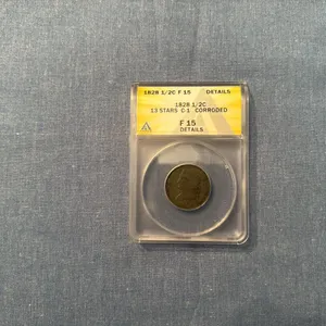 1828 1/2 cent