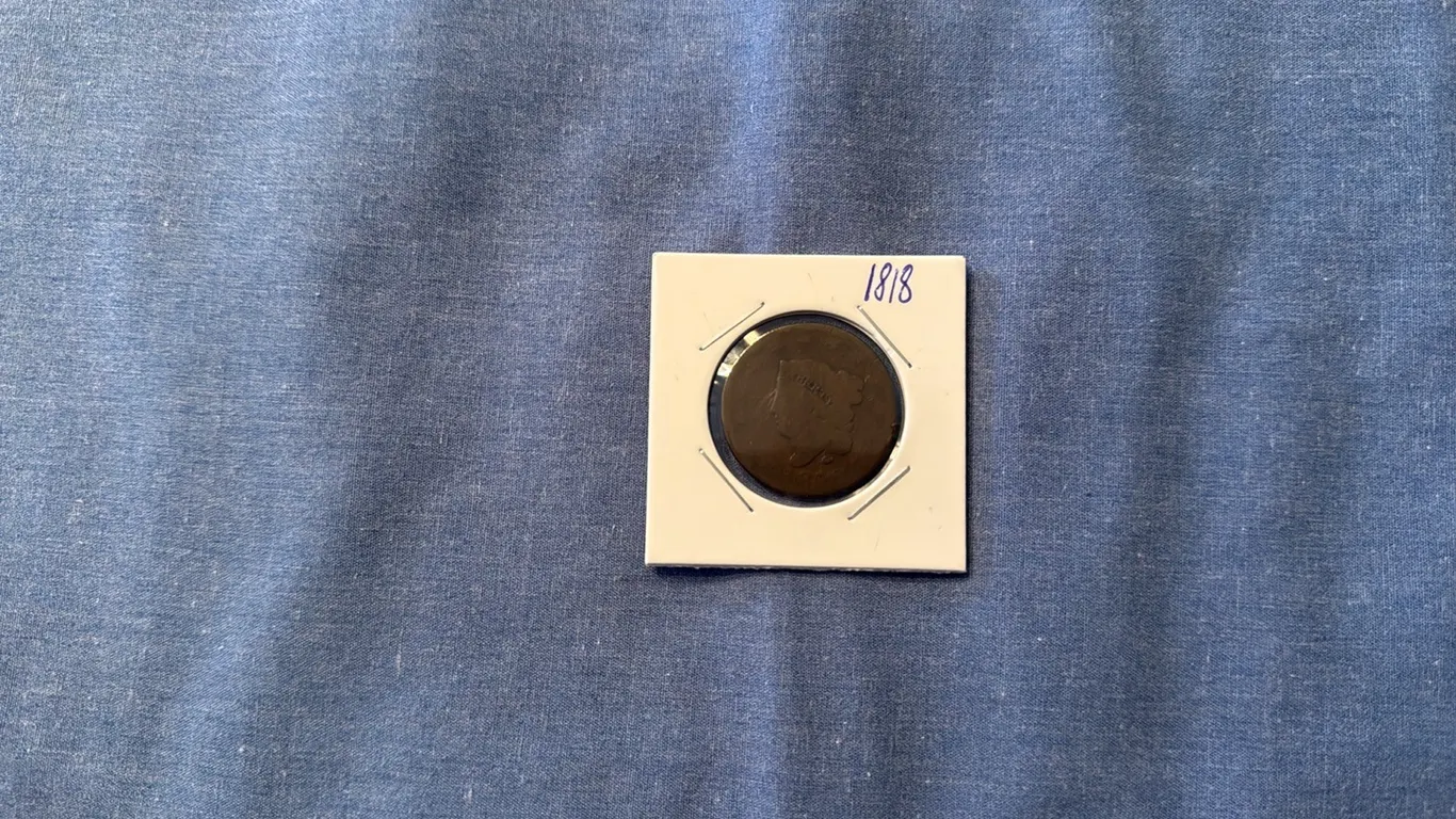 1818 Large cent