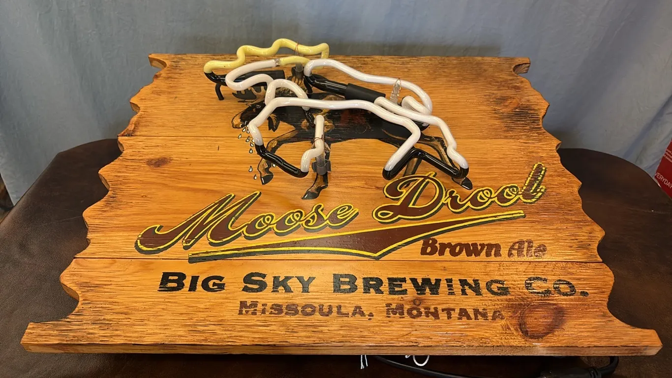 Big Sky Brewing Co. Moose Drool Lighted Neon Sign