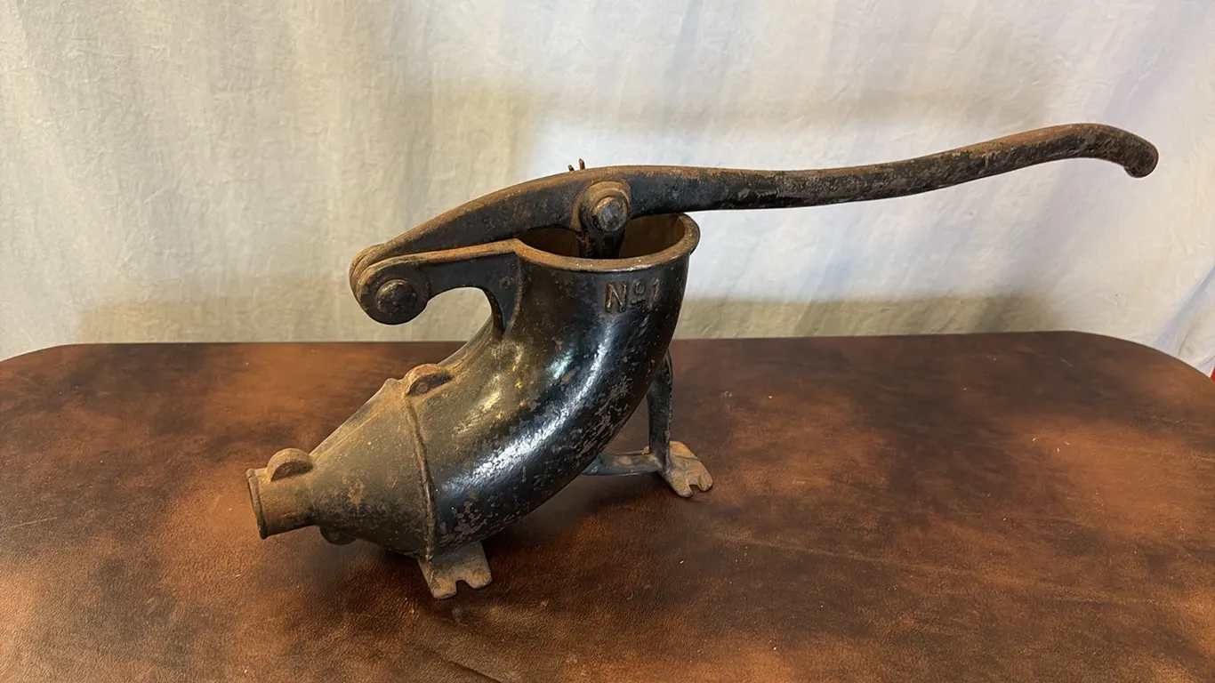 Vintage Cast Iron Sausage Stuffer