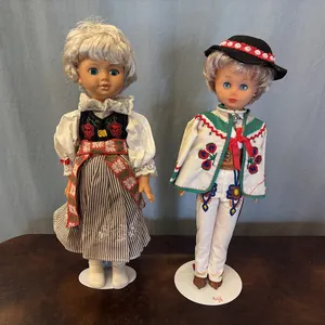 2- Collectible Dolls w/ Stands