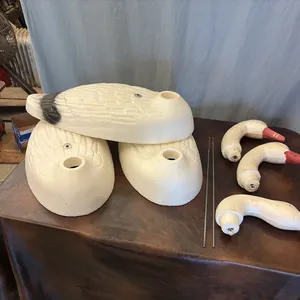 3- Styrafoam Goose Decoys