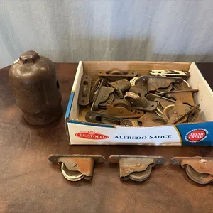 Vintage Metal Rollers & Tank Cap