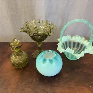 Vintage Colored Glassware
