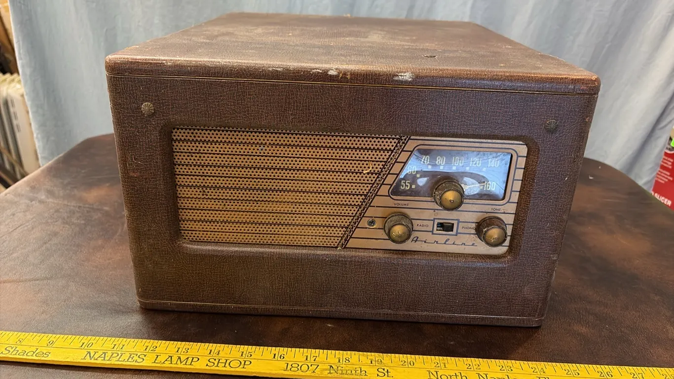 Antique Airline Radio Phonograph
