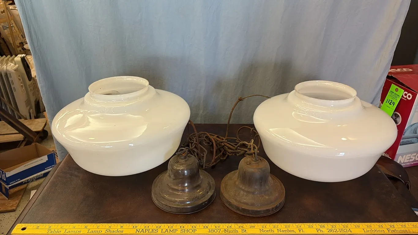 2- Hanging Light Fixtures