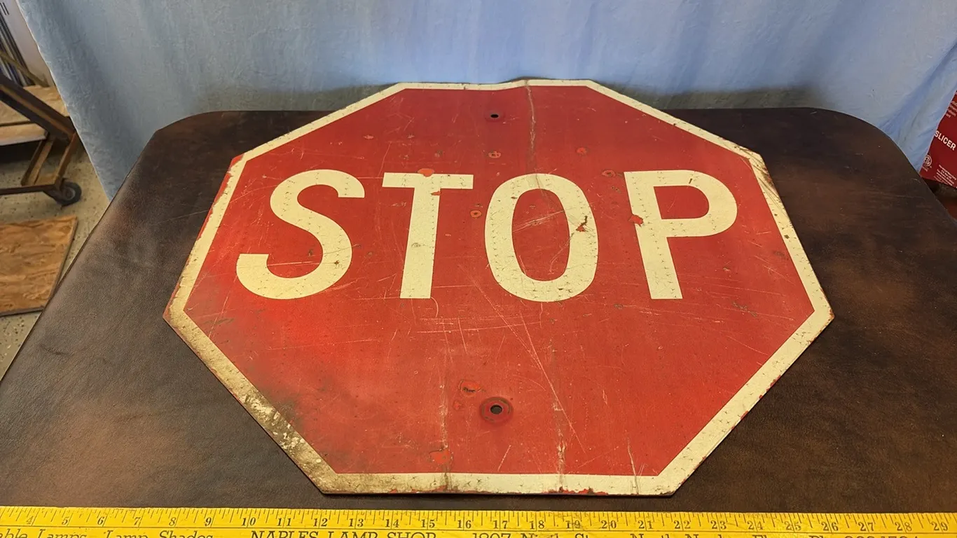 Metal Stop Sign