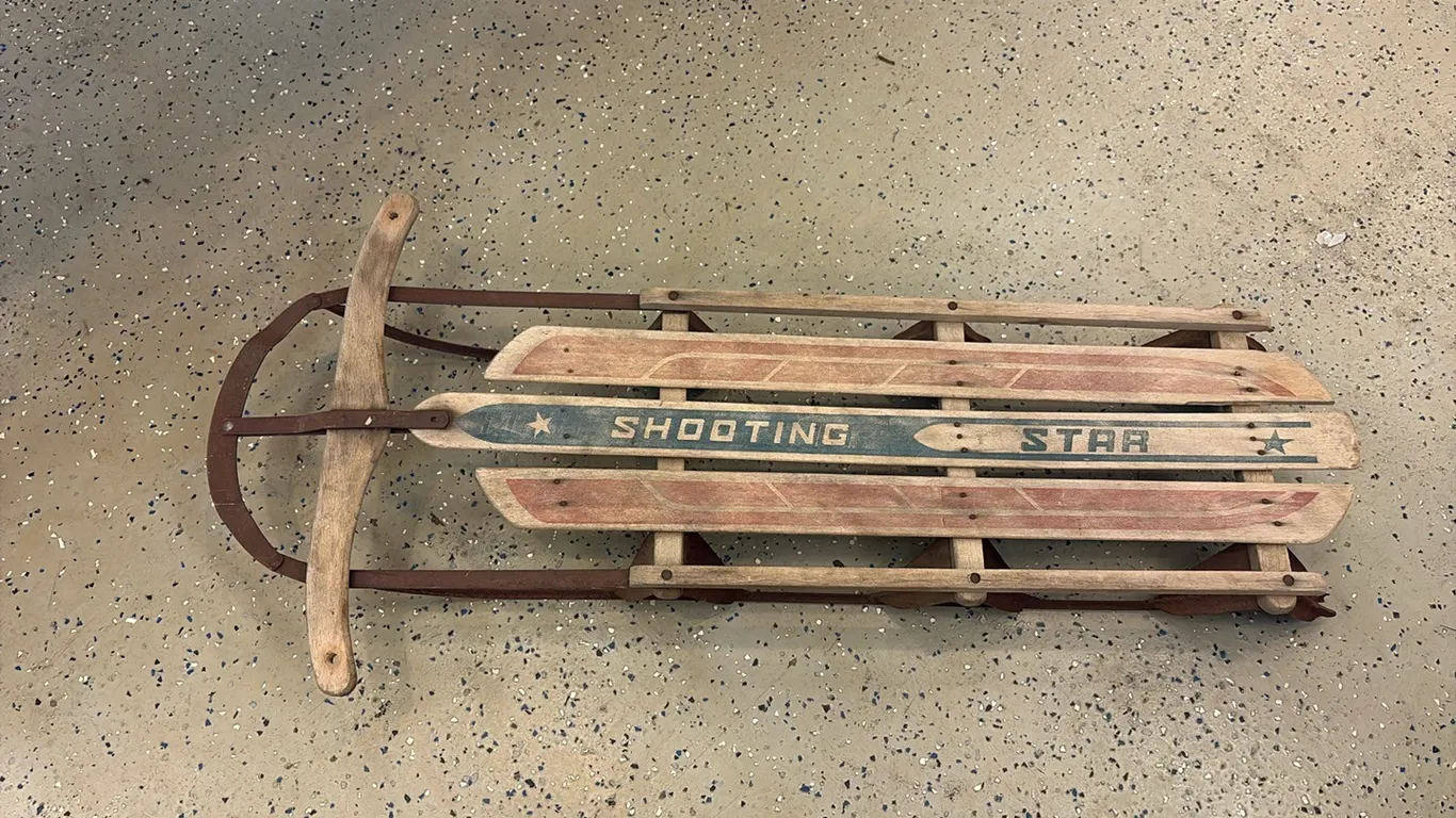 Antique Shooting Star Sled
