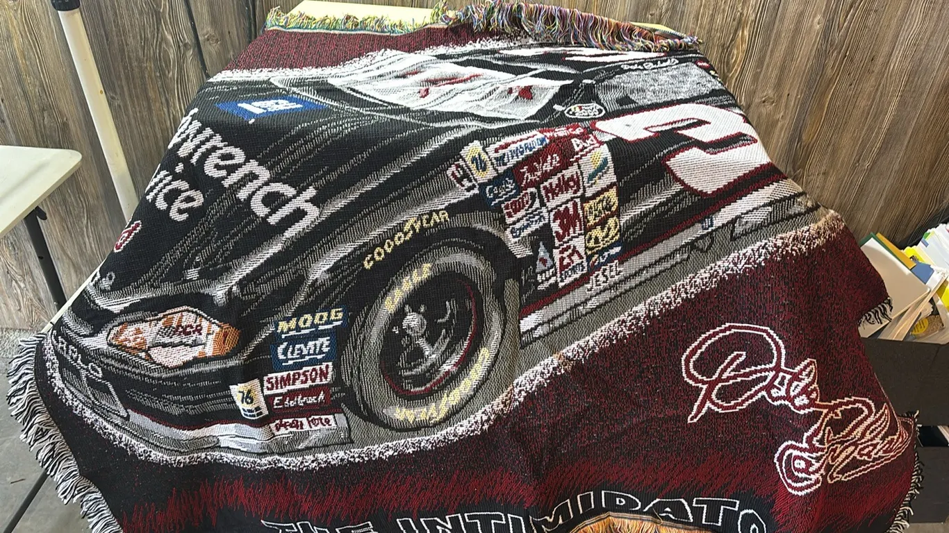 Dale Earnhardt Goodwrench Afghan