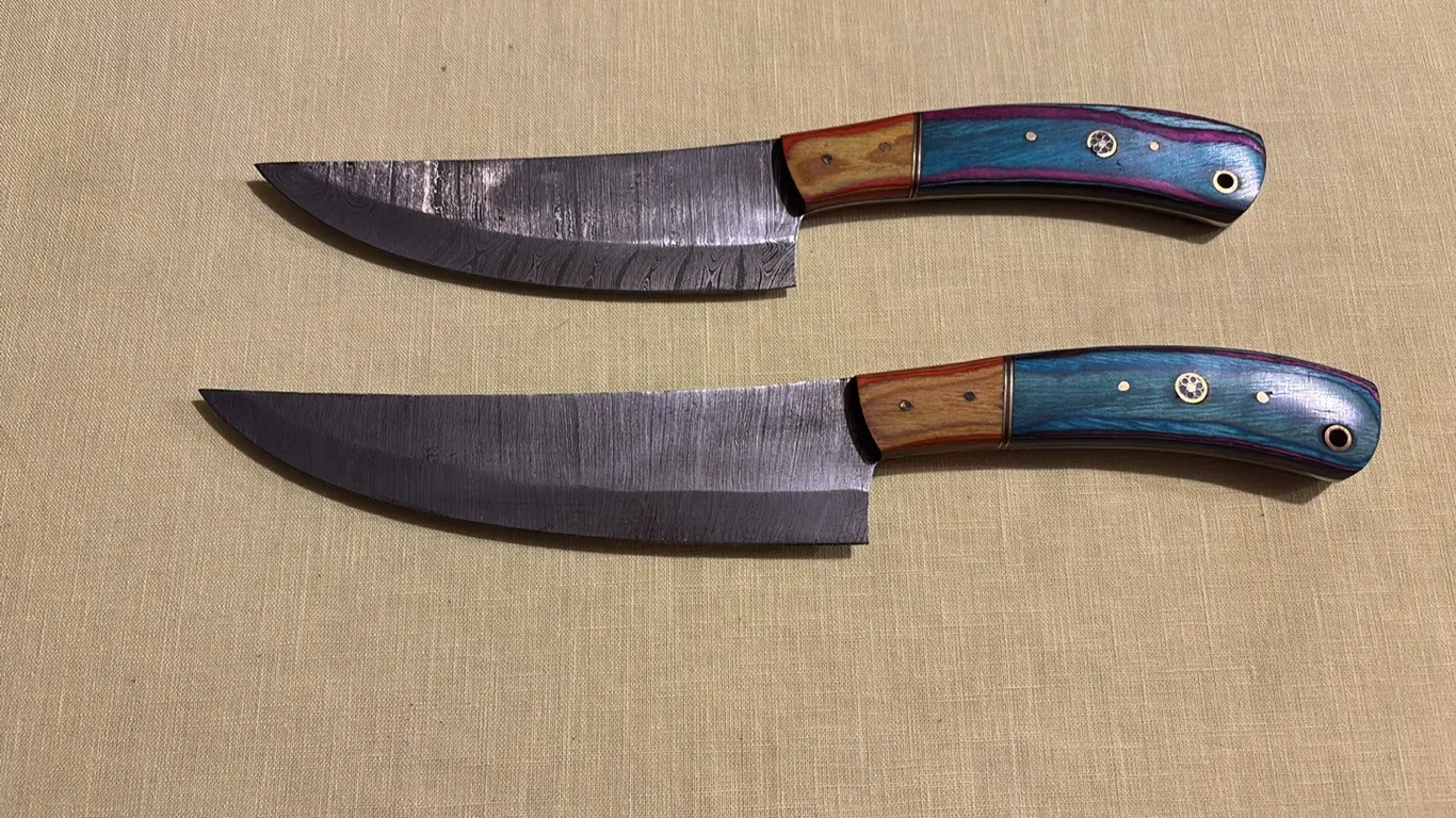 Damascus steel knives