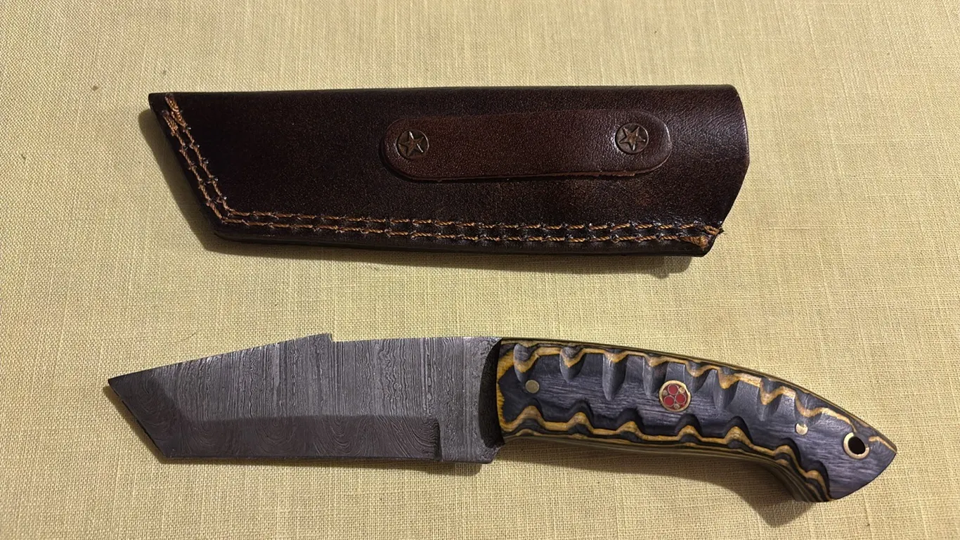 Damascus steel knife