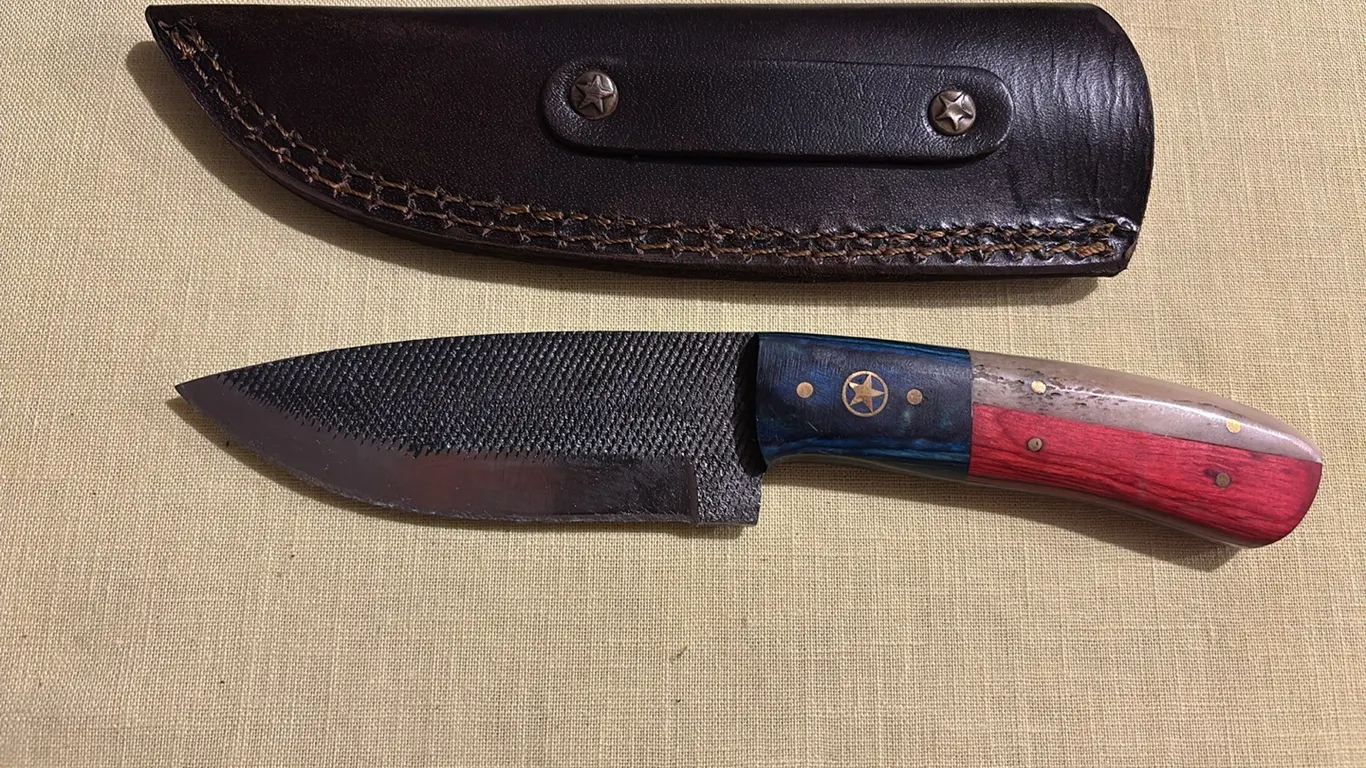 Damascus steel knife