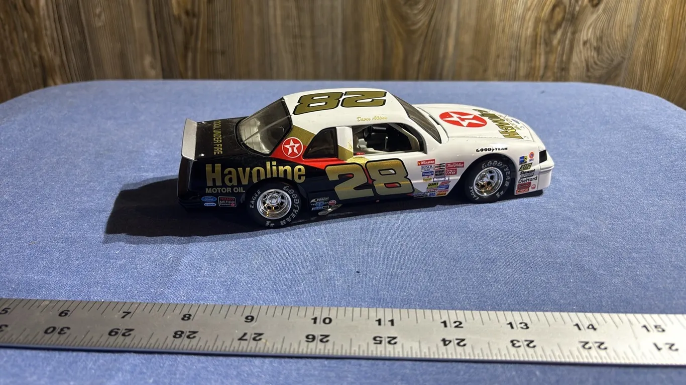 Davey Allison 1987 Ford thunderbird rookie of the year