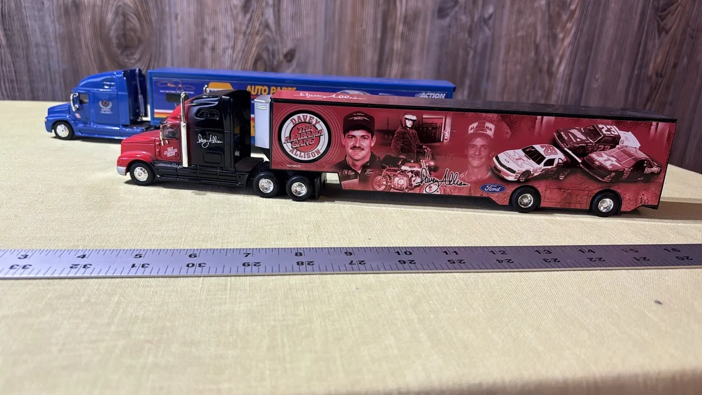 Davey Allison and Michael Waltrip semis