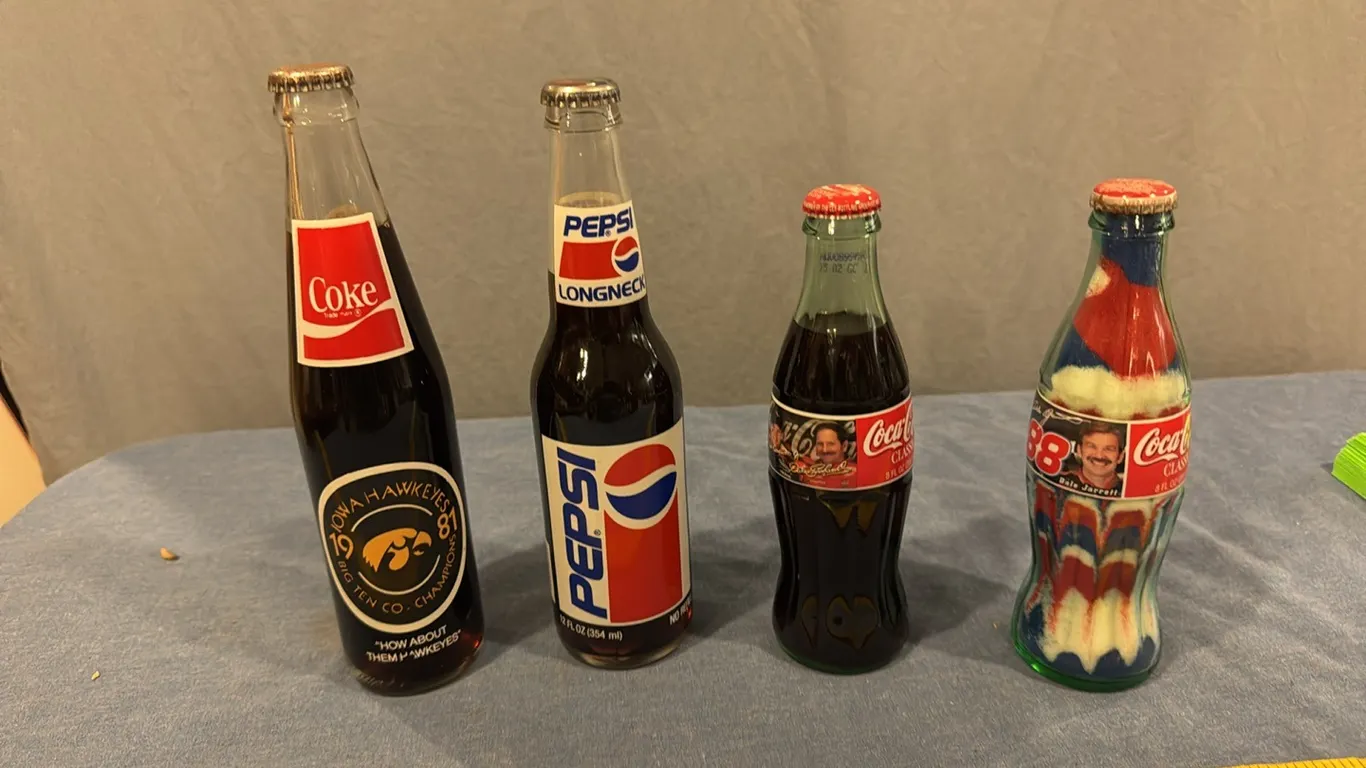 Soda bottles