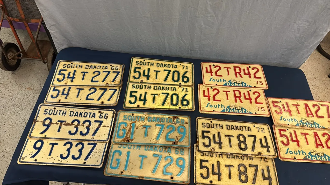 License plates pairs