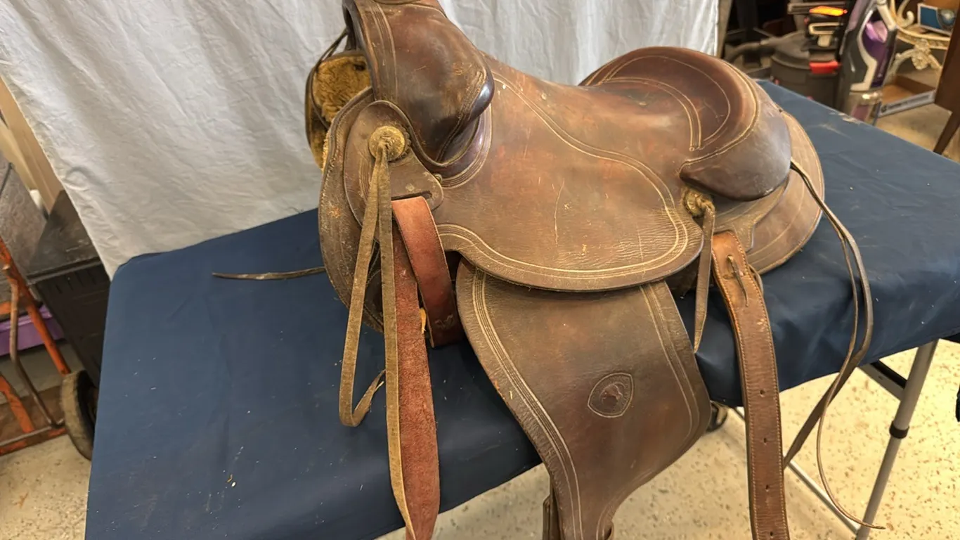 Hereford brand saddle