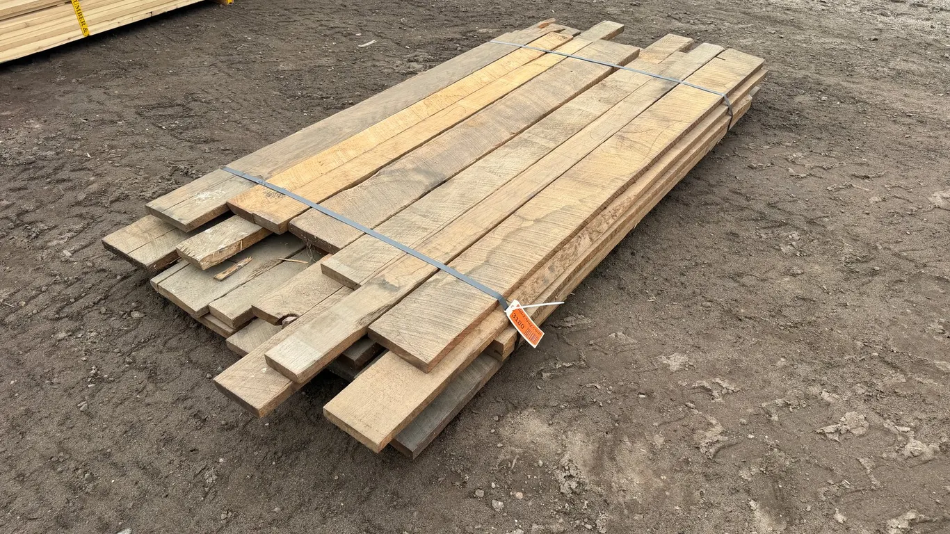 (31) Pieces of Kiln Dried Rough Cut Lumber