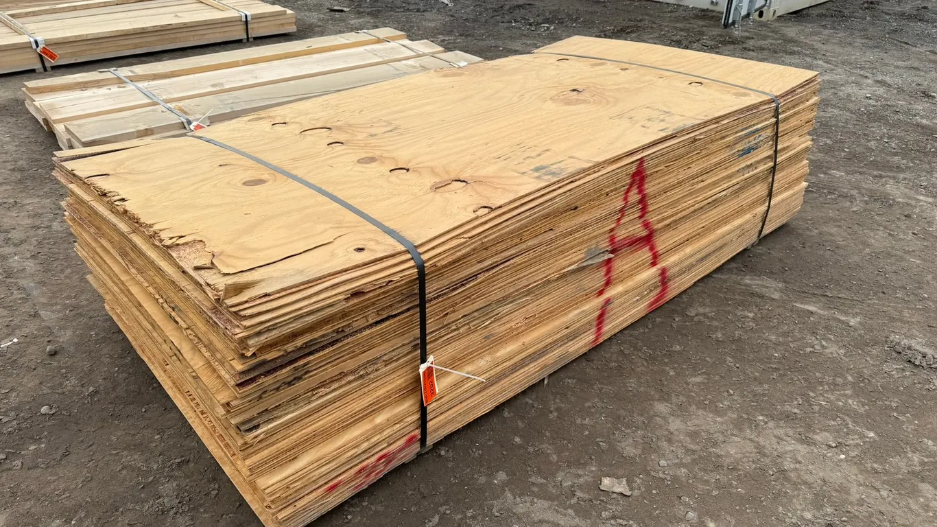 (48) 4' x 8' x 1/2" CDX Plywood Sheets