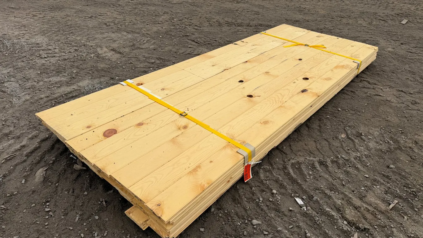 (81) 1 x 6 x 10' Pine Tongue and Groove Boards
