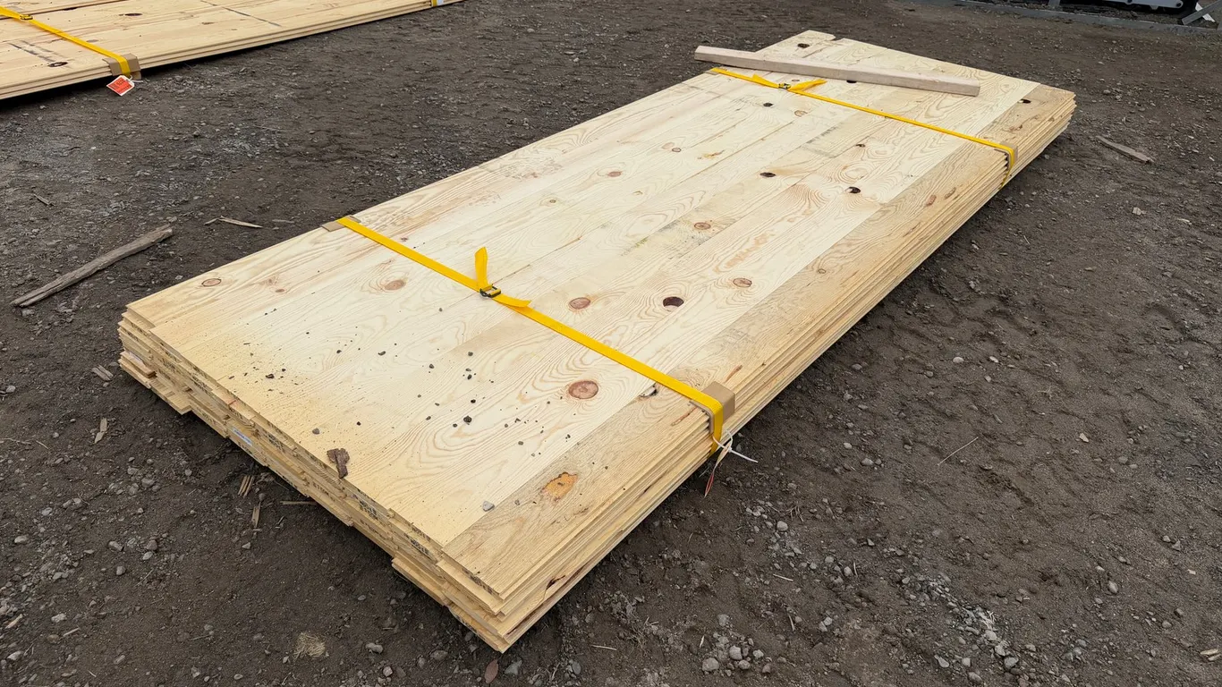(81) 1 x 6 x 10' Pine Tongue and Groove Boards