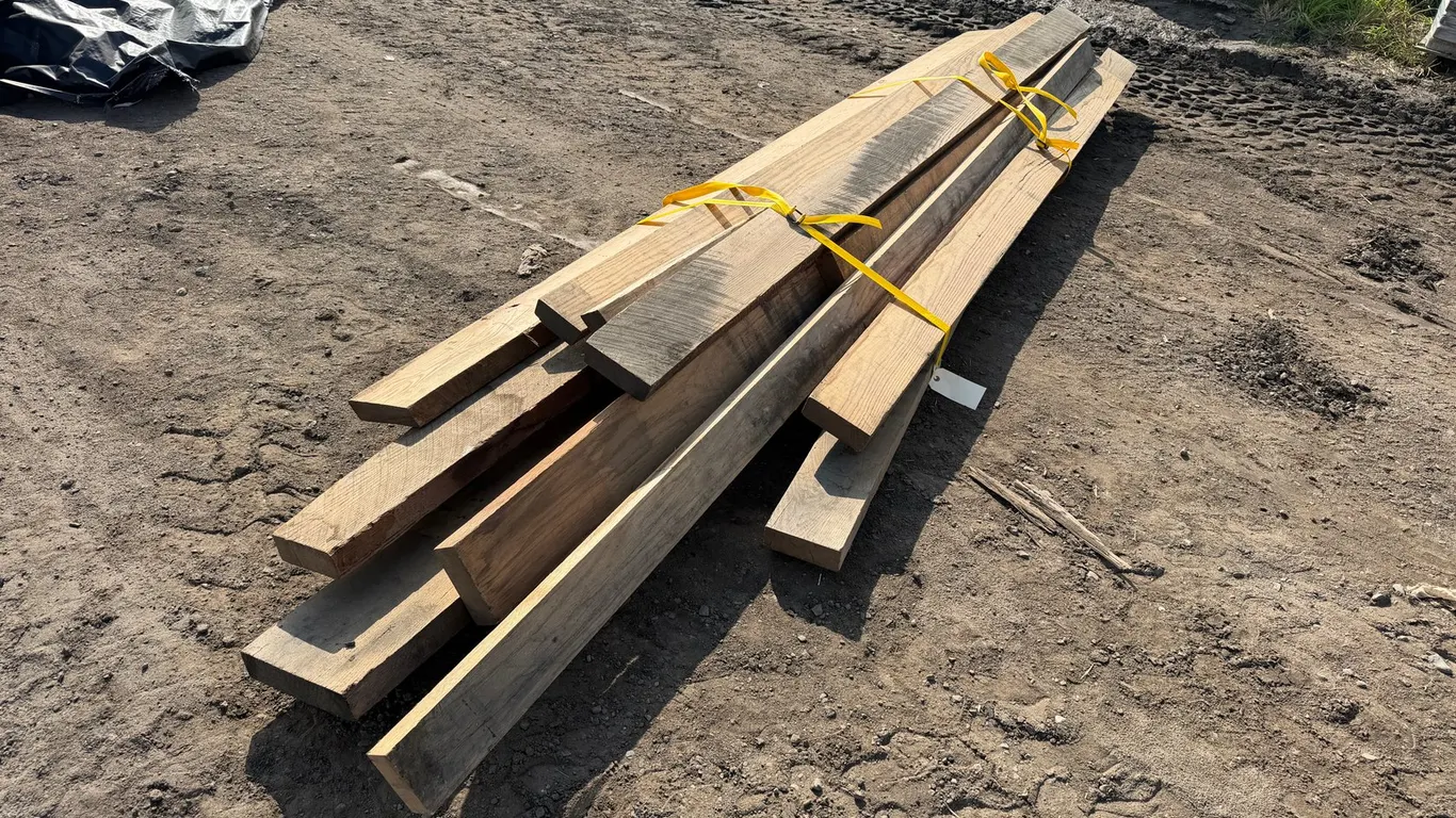 (11) Pieces of Kiln Dried Rough-Cut Lumber