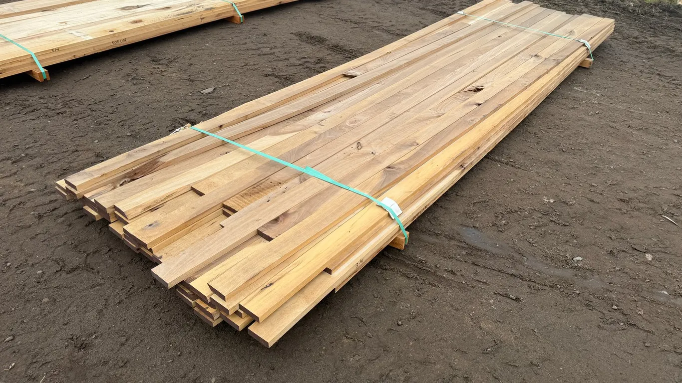 (56) 1 x 4 Poplar Boards of Assorted Lengths