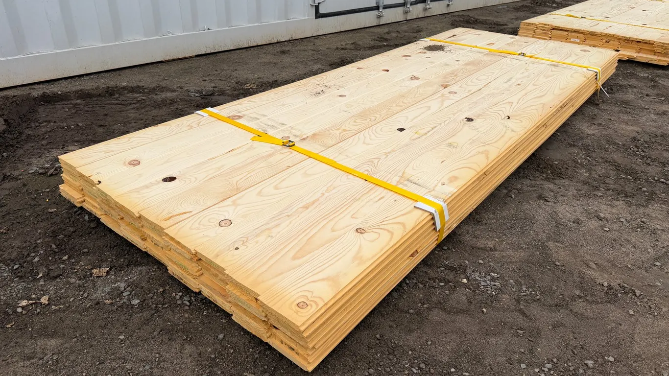 (72) 1 x 6 x 10' Kiln Dried Pine Tongue and Groove Boards
