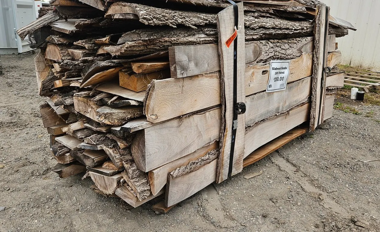 Slab Wood Bundle with Approx. (85) Pieces
