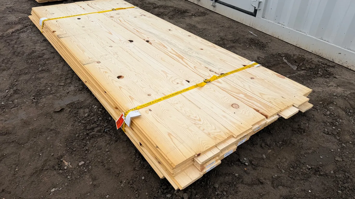 (72) 1 x 6 x 10' Kiln Dried Pine Tongue and Groove Boards