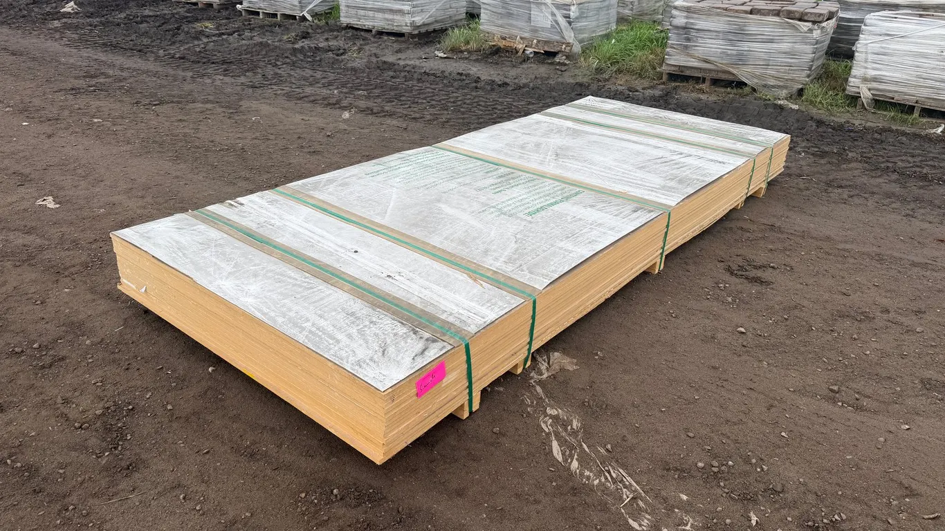 (16) 4' x 10' x 1/2" Natural Alder MDF Sheets