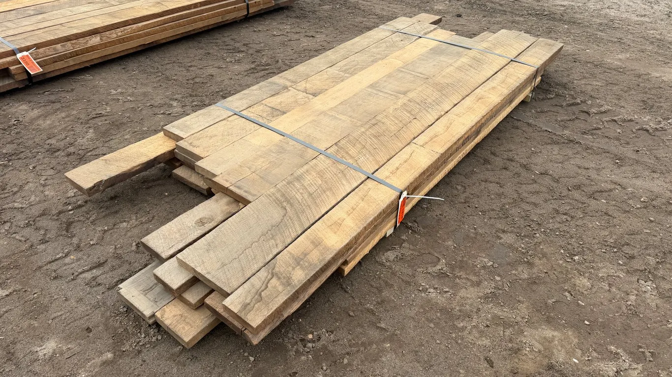 (25) Pieces of Kiln Dried Rough-Cut Lumber