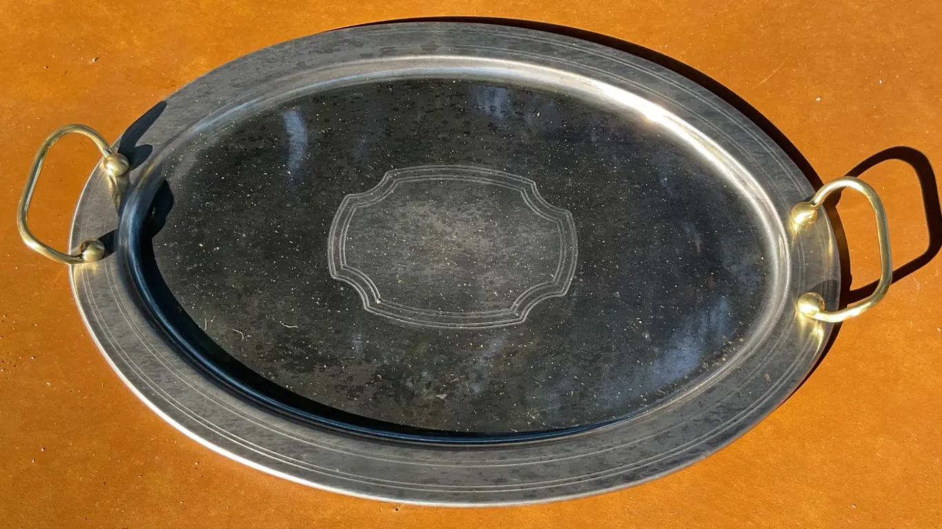 Southern Living at Home Abingdon Butler’s Tray with Brass Handles
