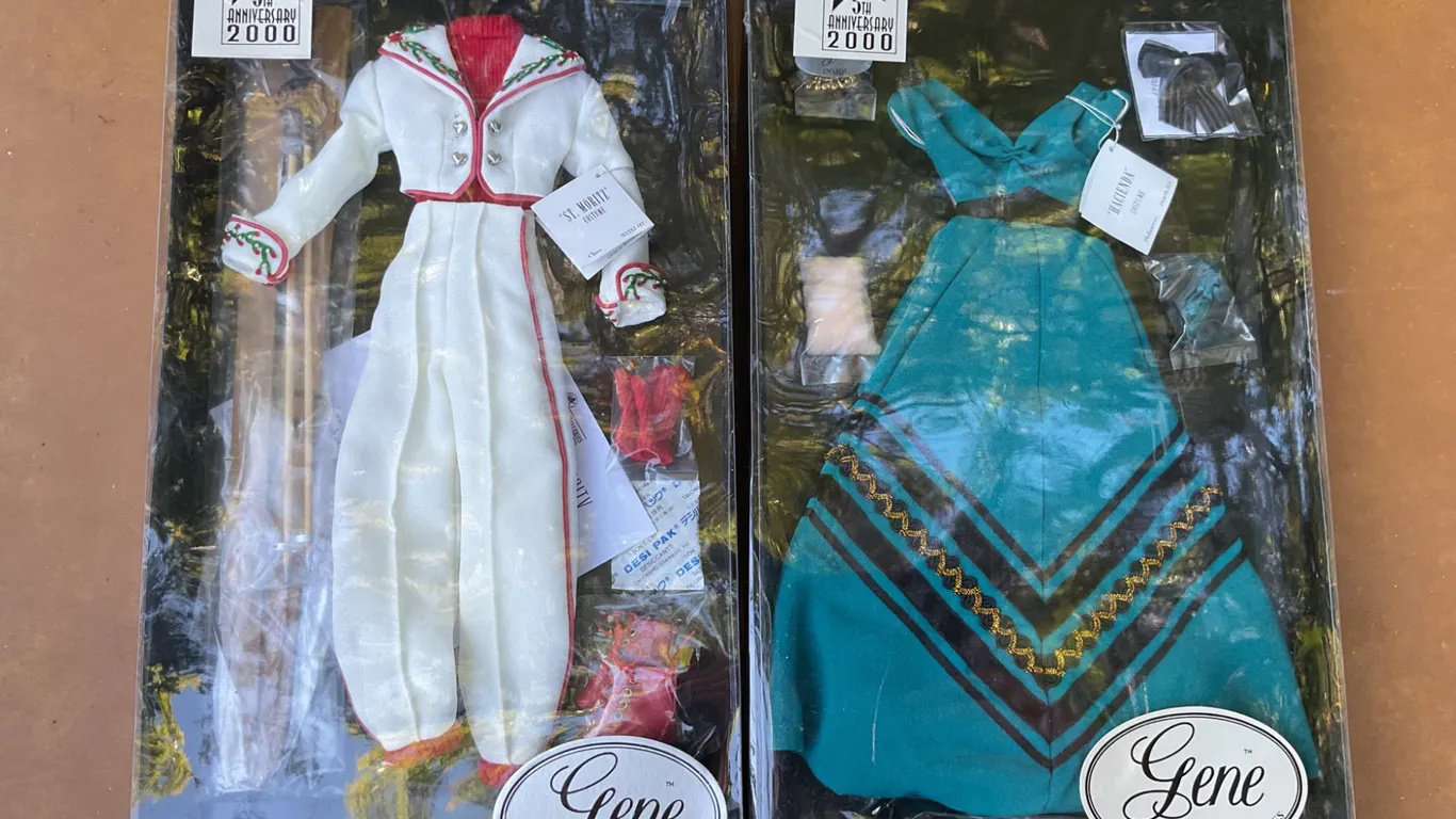 Two Genie Fashion Doll Outfits from the Year 2000, in Original Packaging