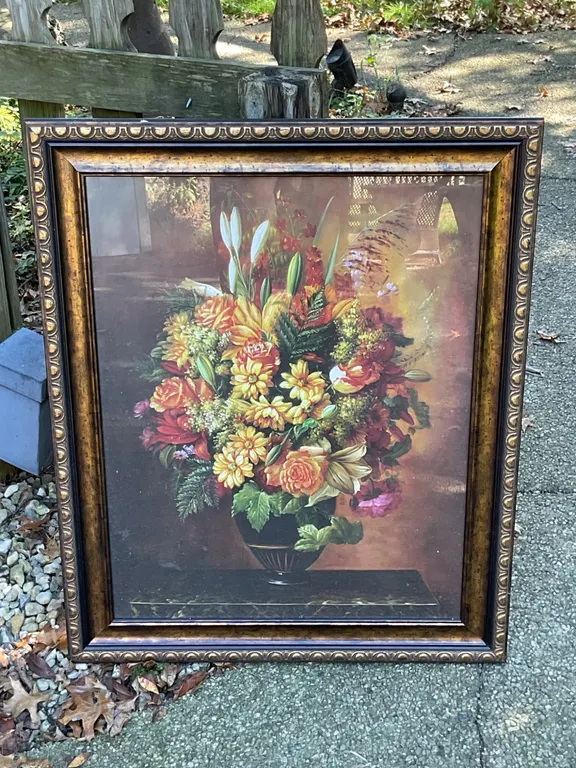 Framed Floral Still Life Print by Celebrating Home