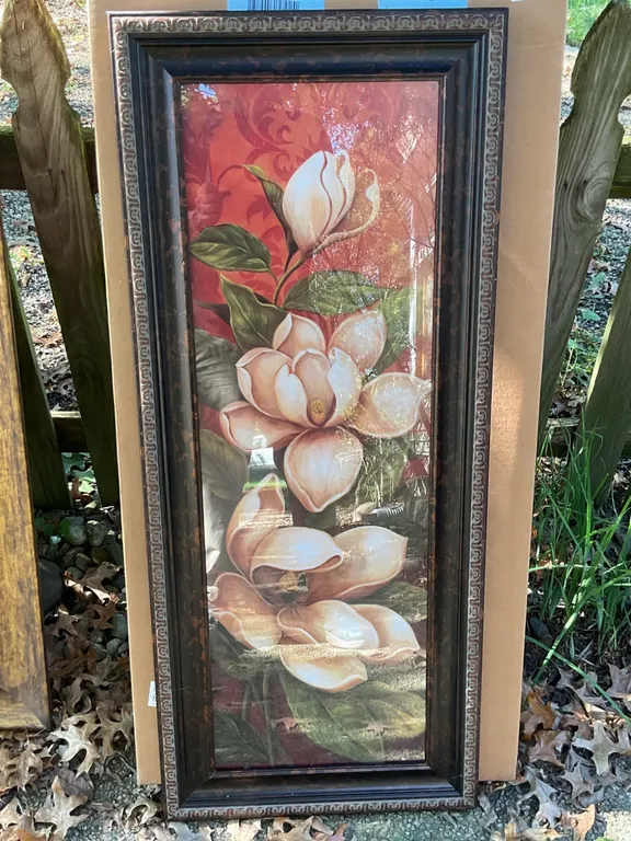 Floral Art Print by Celebrating Home Direct in Decorative Frame