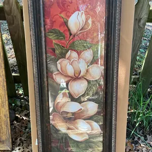 Floral Art Print by Celebrating Home Direct in Decorative Frame